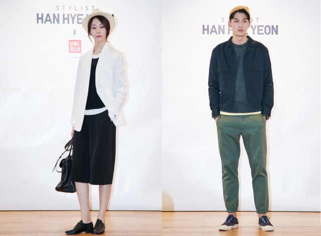 사진자료2_지난 13일 유니클로 강남점 스타일링 클래스에서 ‘와이드 & 조거 팬츠’를 착용한 모델들.jpg